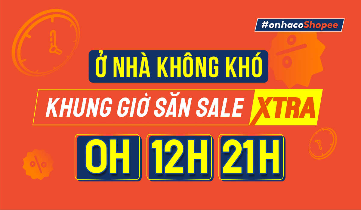 [ Shopee ] Sale extra giảm giá đến 76% + Voucher 50%