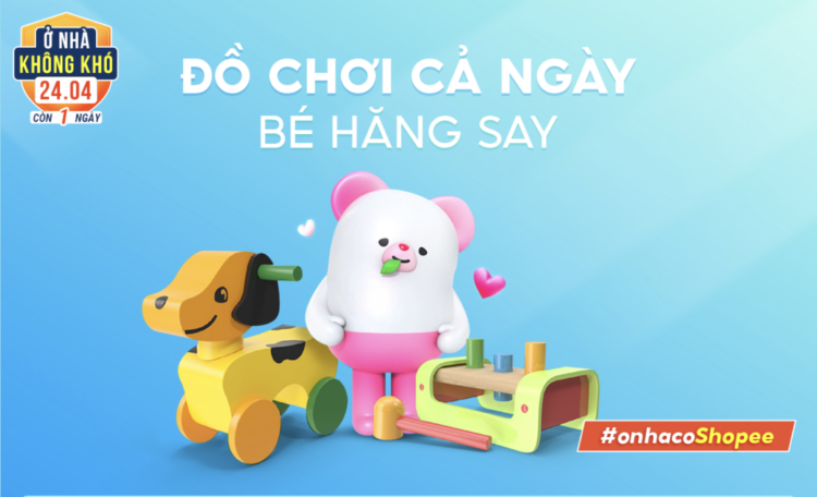 Sale đồ chơi Shopee